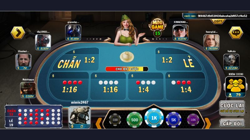 Xóc đĩa MD5 - Đặt cược an toàn, minh bạch tại Dream86 2 Bàn chơi xóc đĩa MD5 thiết kế sang trọng, đẳng cấp